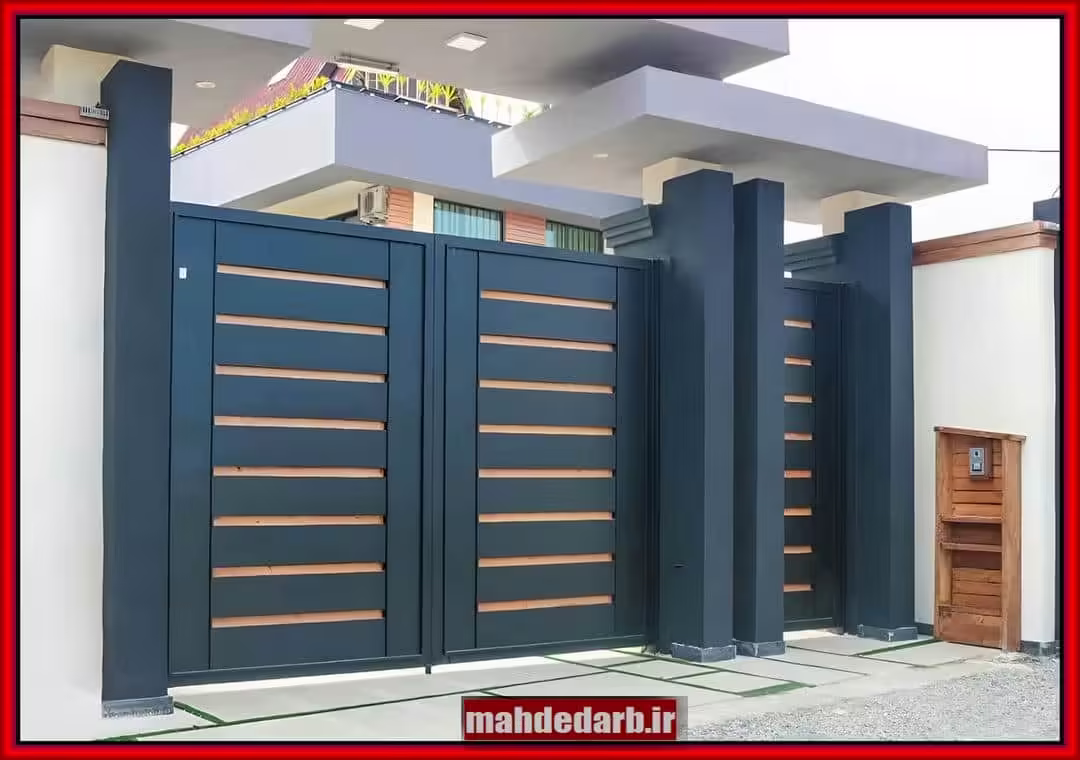 درب حیاط لوکس با طراحی های خاص درب حیاط لوکس با طراحی های خاص