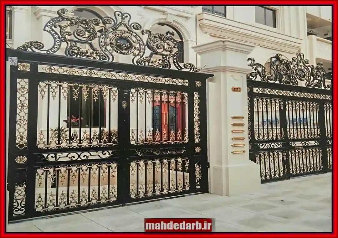 طراحی درب مجموعه ویلایی مدرن طراحی درب مجموعه ویلایی مدرن