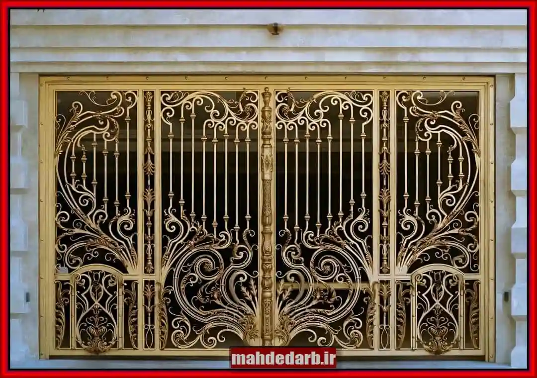 درب پارکینگ مدرن دست ساز درب پارکینگ مدرن دست ساز