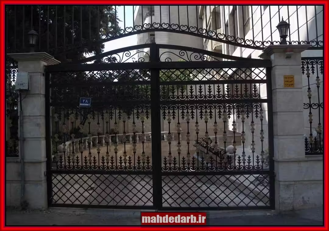 درب حیاط مدرن و جدید