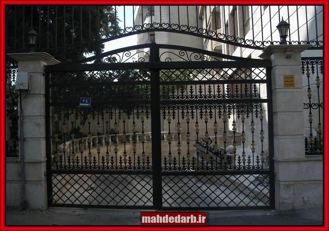 درب حیاط مدرن و جدید