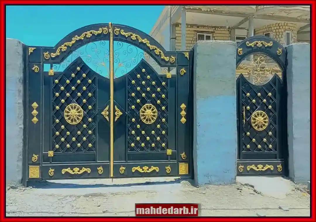 رنگ سبز برای درب حیاط رنگ سبز برای درب حیاط