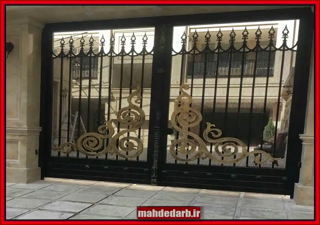 درب ویلایی با نمای مدرن و شیک درب ویلایی با نمای مدرن و شیک