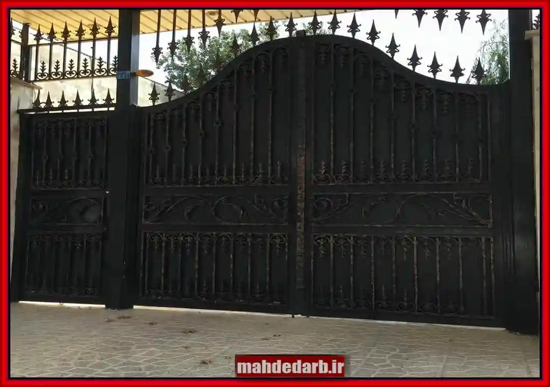 درب حیاط ویلایی دو لنگه درب حیاط ویلایی دو لنگه