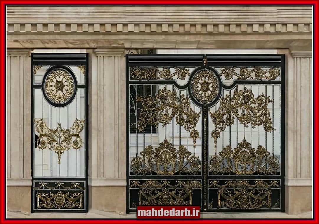 قیمت درب فرفورژه ثامن مدل ترک