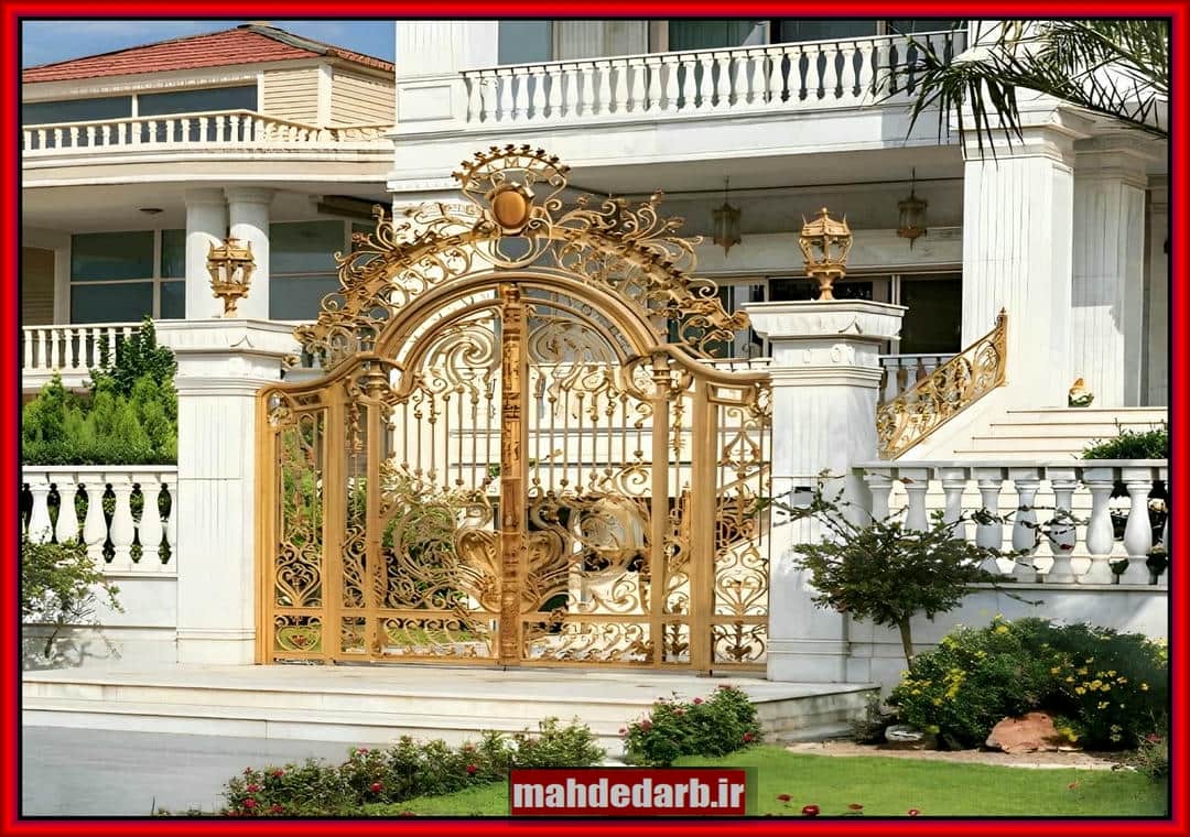 درب آهنی پارکینگ حیاط