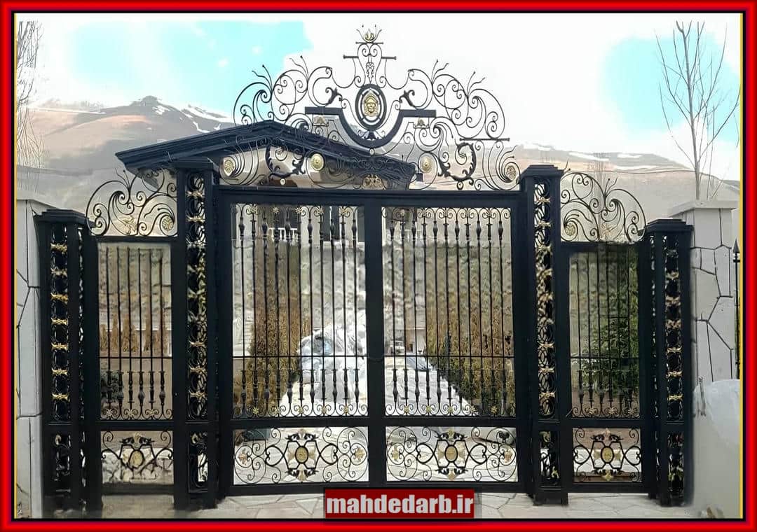 رنگ و طرح درب دست ساز فرفورژه