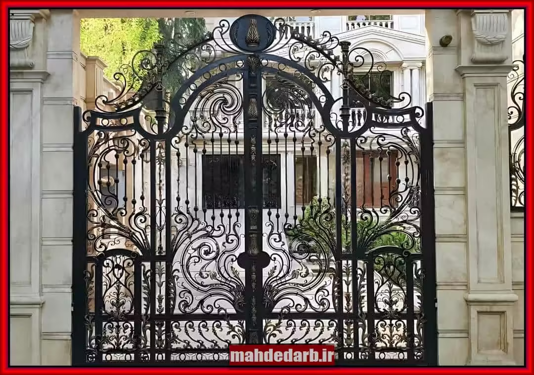 درب پارکینگی فرفورژه دست ساز درب پارکینگی فرفورژه دست ساز