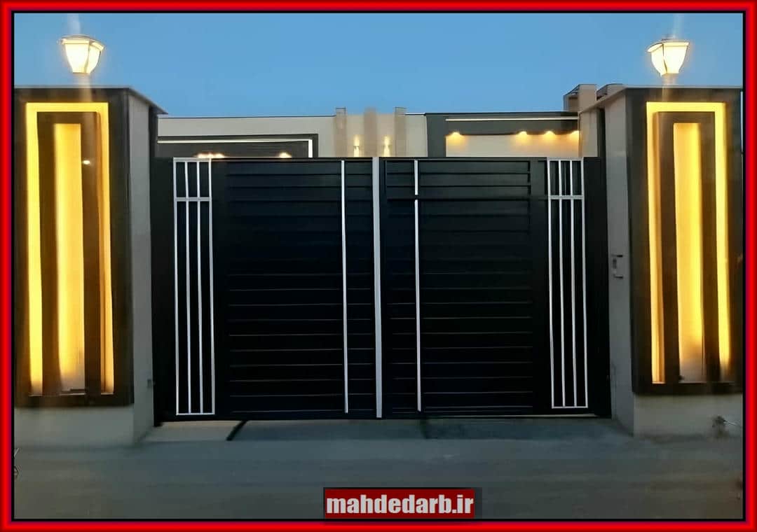 درب ویلایی مدرن با طراحی ساده
