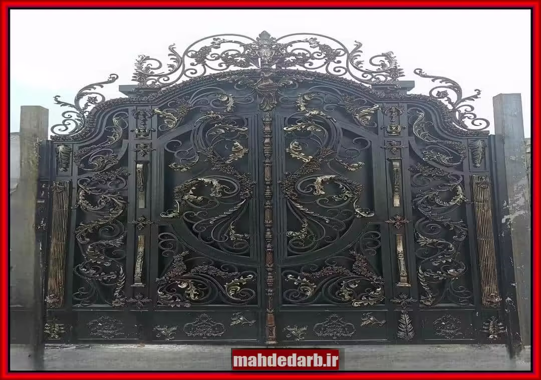 درب فلزی فرفورژه ویلا درب فلزی فرفورژه ویلا