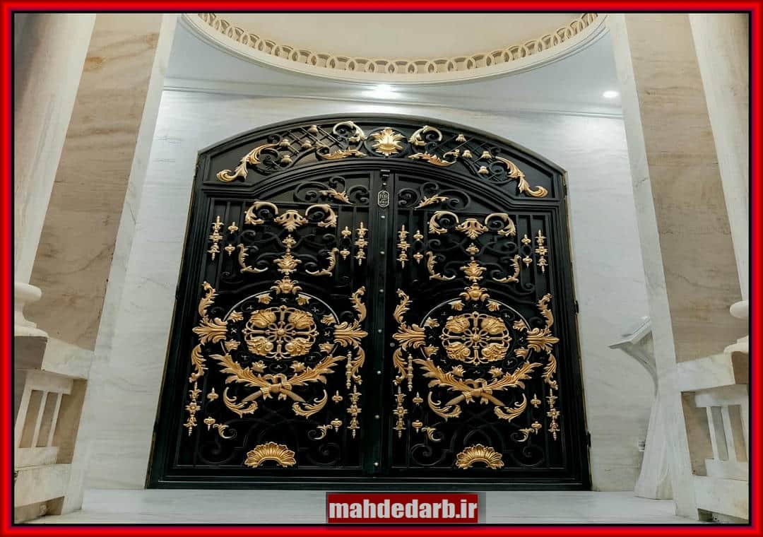 طراحی درب ورودی فلزی