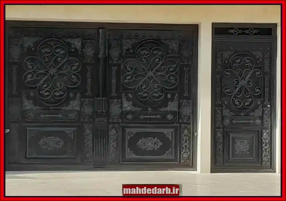 درب فلزی فرفورژه پارکینگ درب فلزی فرفورژه پارکینگ