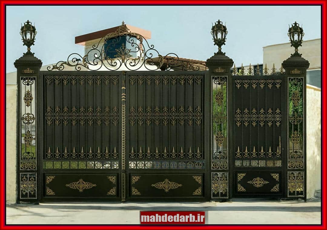 درب ویلایی فرفورژه مدرن و زیبا