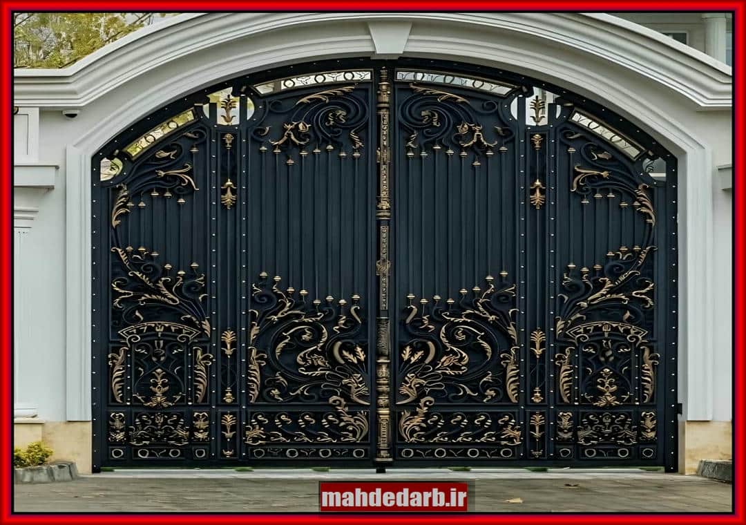نحوه انتخاب مدل های جدید درب حیاط تک لنگه فرفورژه