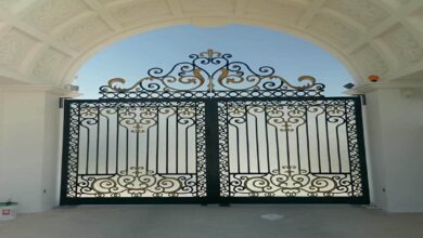 درب پارکینگ شمالی ساختمان