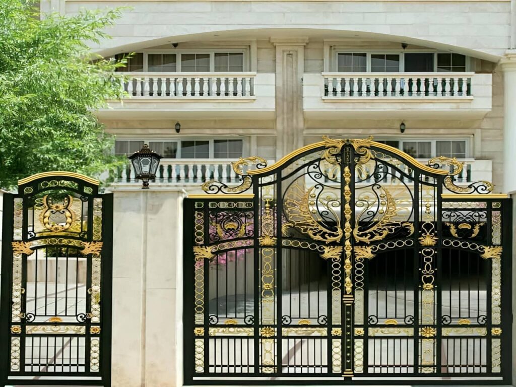 کارخانه درب حیاط فلزی کارخانه درب حیاط فلزی