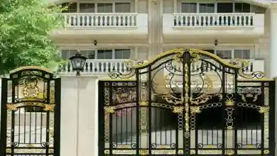 کارخانه درب حیاط فلزی