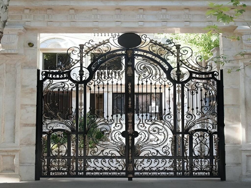 درب حیاط مهندسی ساز