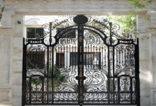 درب حیاط مهندسی ساز