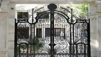 درب حیاط مهندسی ساز