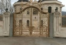 درب فرفورژه ورودی ساختمان