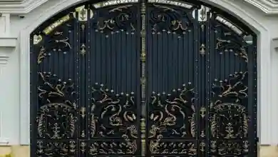 طرح های درب حیاط شیک و مدرن