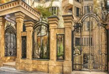 درب ویلایی ورودی ساختمان