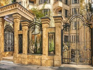 درب ویلایی ورودی ساختمان