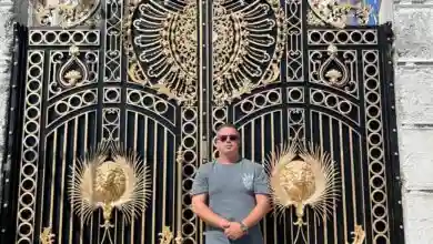 درب حیاط لوکس و لاکچری