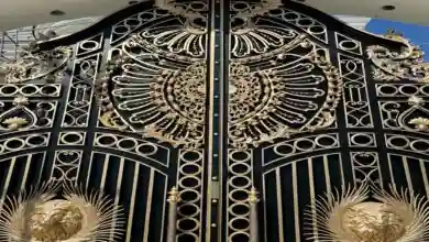 درب پارکینگ فرفورژه