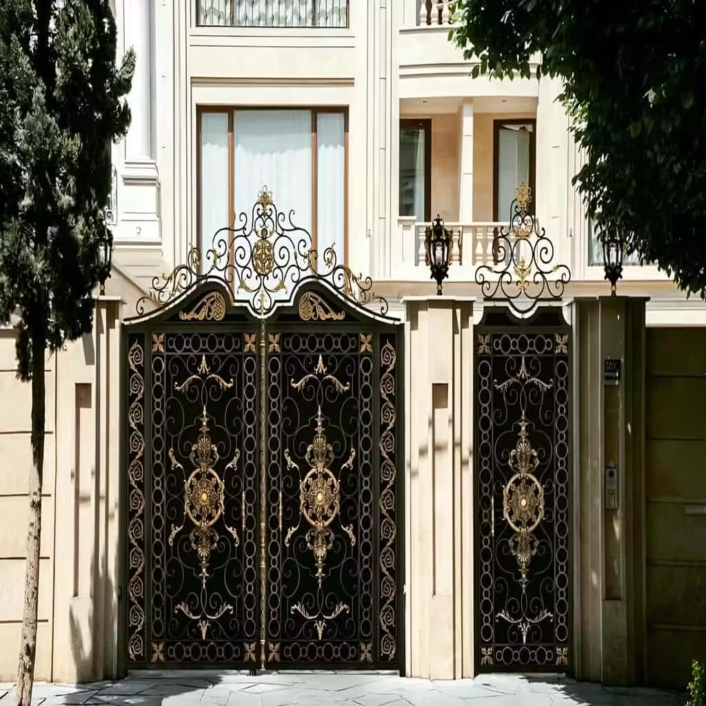 نصب درب فرفورژه فلزی