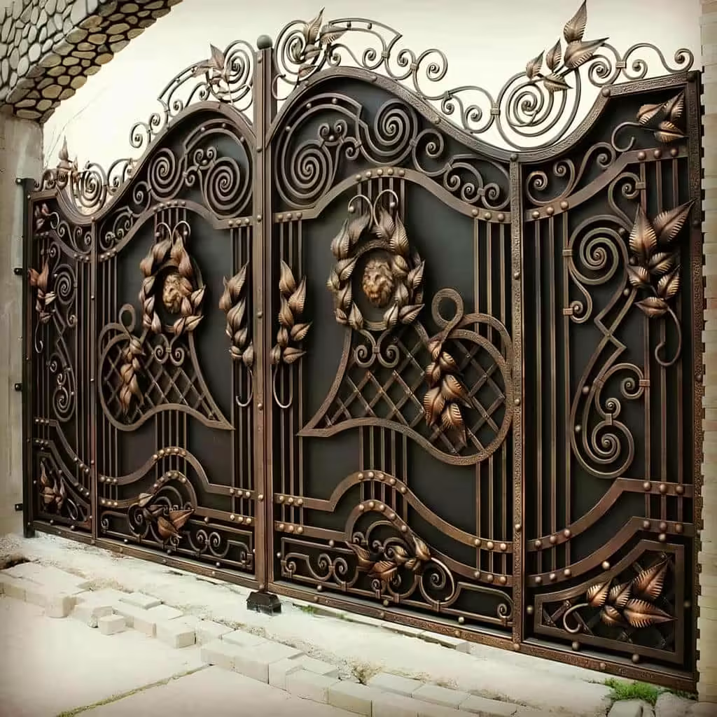 نصب درب حیاط ویلایی