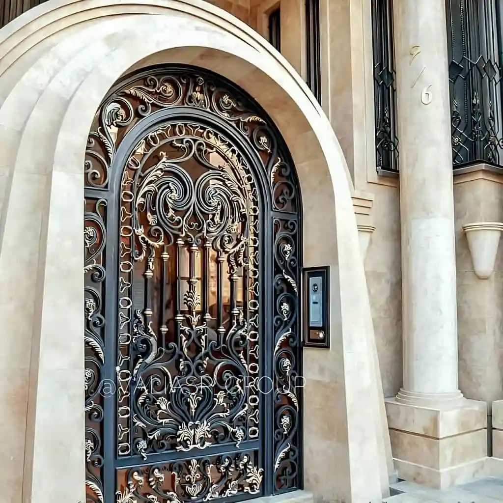 ساخت درب آهنی ویلایی