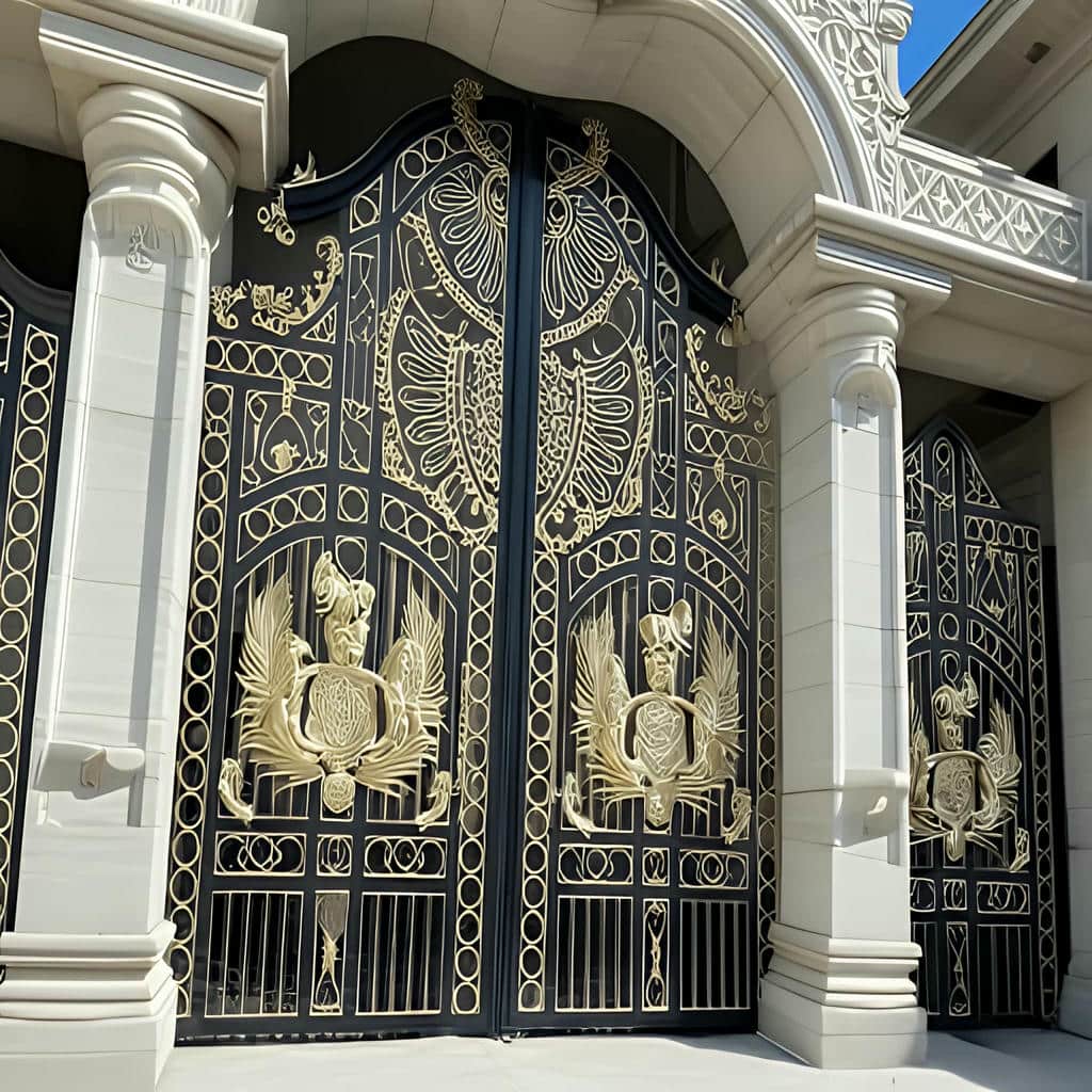 نصب درب آهنی ویلایی