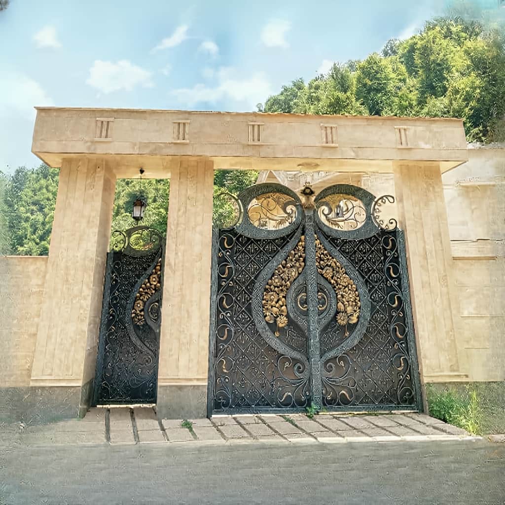 ساخت درب مدل دسته گل