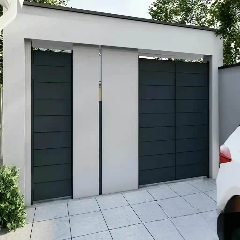 نصب درب مدرن کیت کت افقی