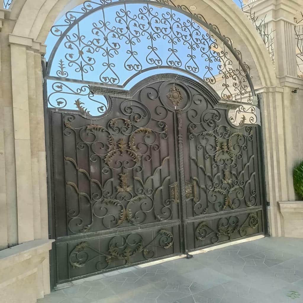 فروش درب فرفورژه ویلا مدرن در استان گلستان