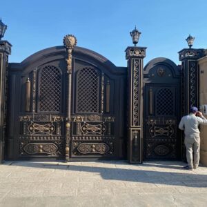 درب فرفورژه ویلا در کیش