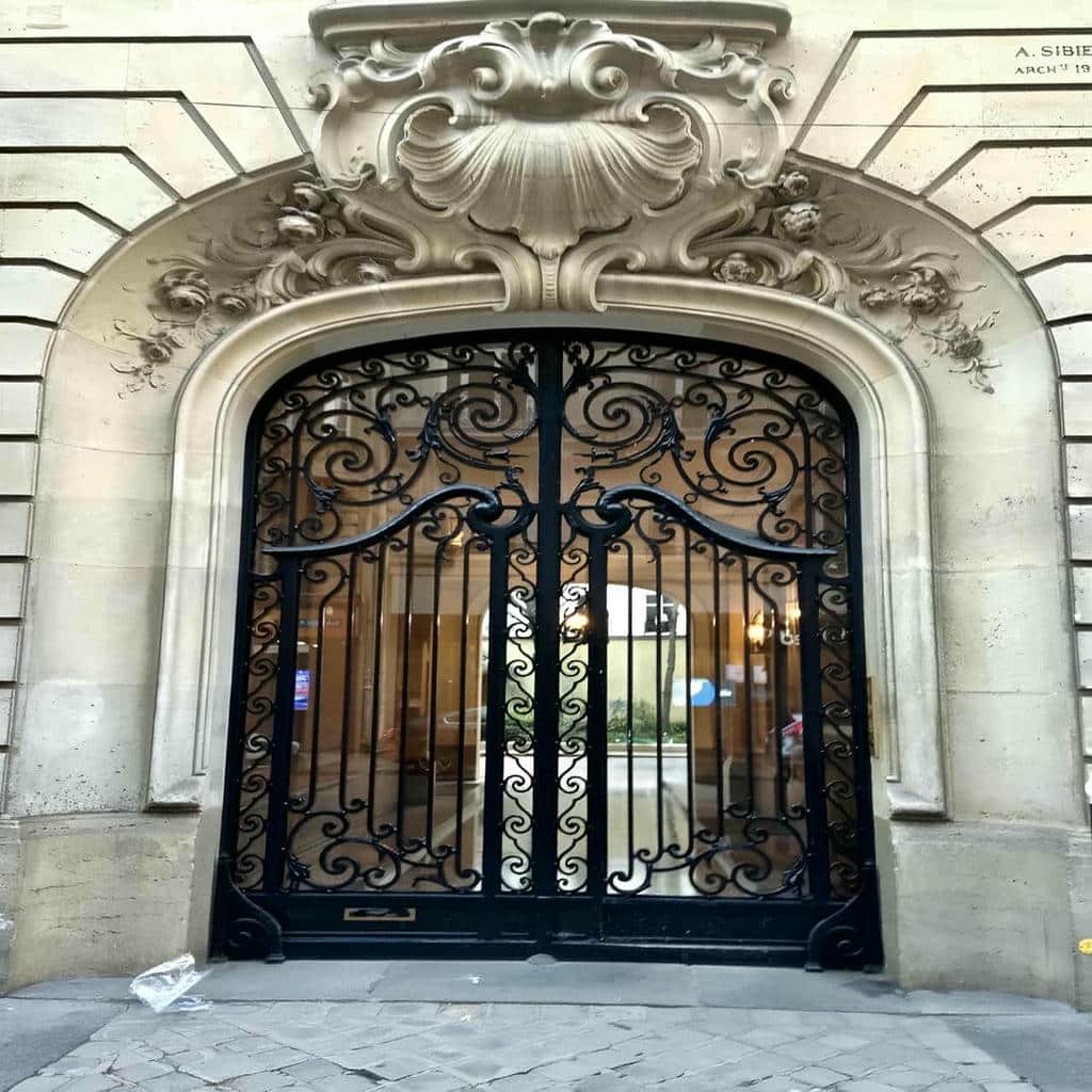 کارخانه درب حیاط فرفورژه ویلا ضدزنگ در کرمانشاه