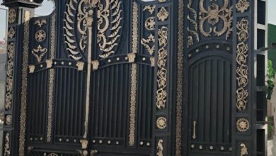 درب فرفورژه ویلا در بندر دولاب