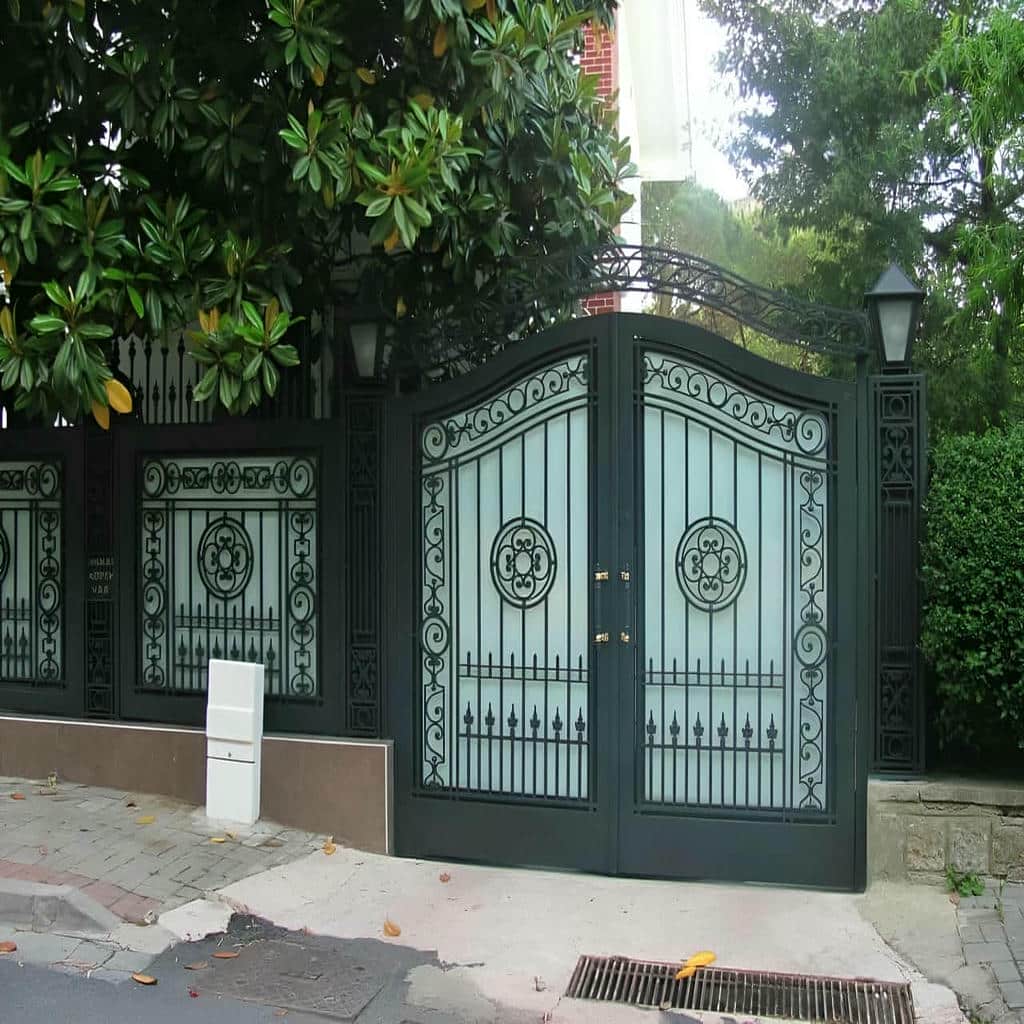 قیمت درب فرفورژه ویلا پروفیل سنگین در بندر پیربازار