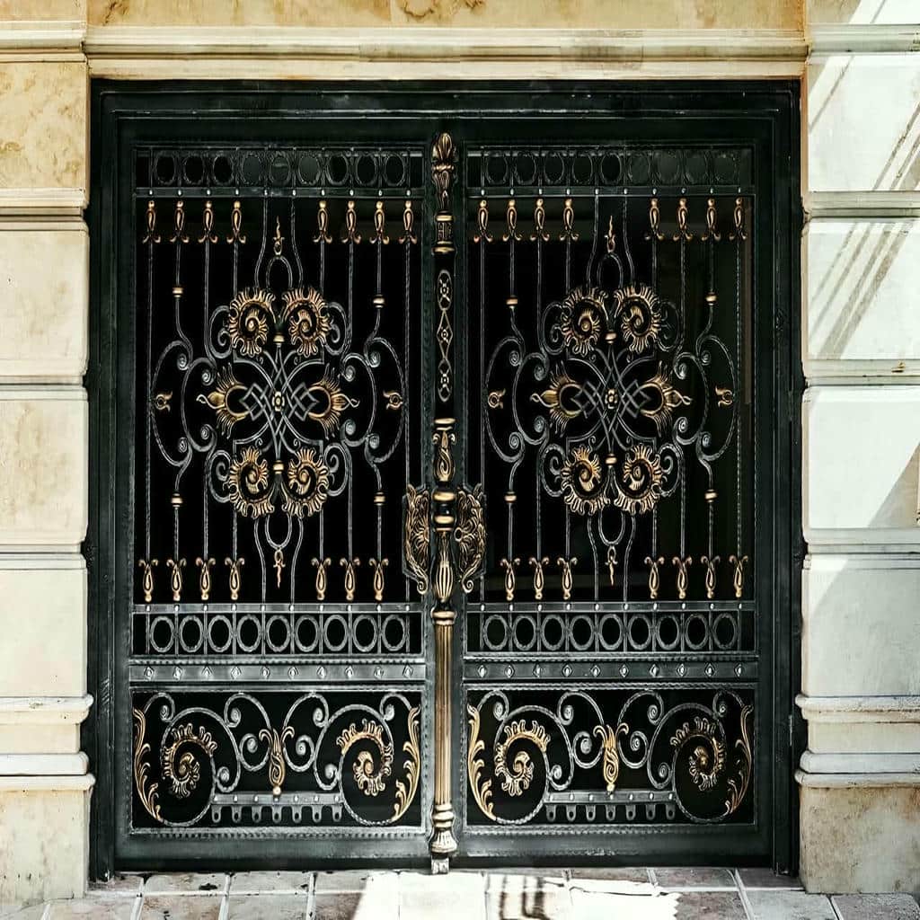 فروش درب فرفورژه ویلا دهانه دقیق در بندر ترکمن
