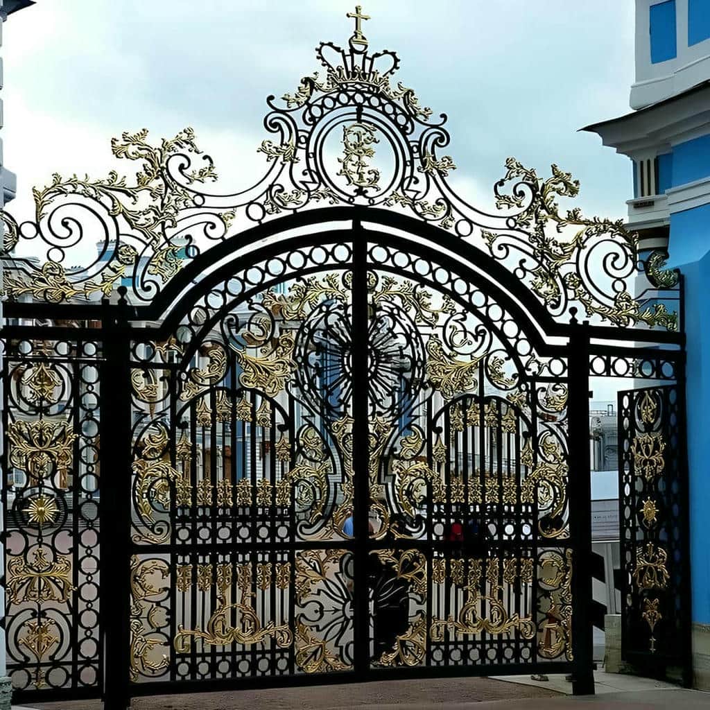 خرید درب فرفورژه ویلا پروفیل سنگین در استان گیلان