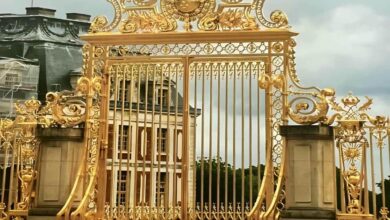درب فرفورژه ویلا در بندر چارک