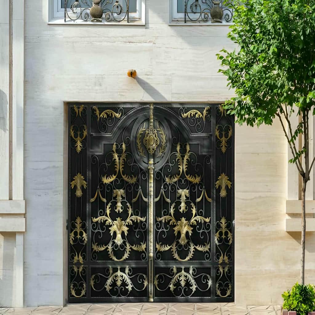خرید درب فرفورژه ویلا کلاسیک در بندر دولاب