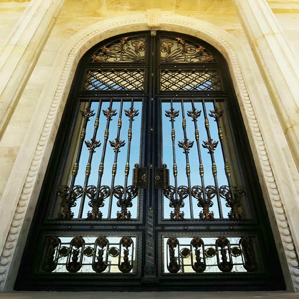 قیمت درب حیاط فرفورژه ویلا مدل کلاسیک در ماهشهر