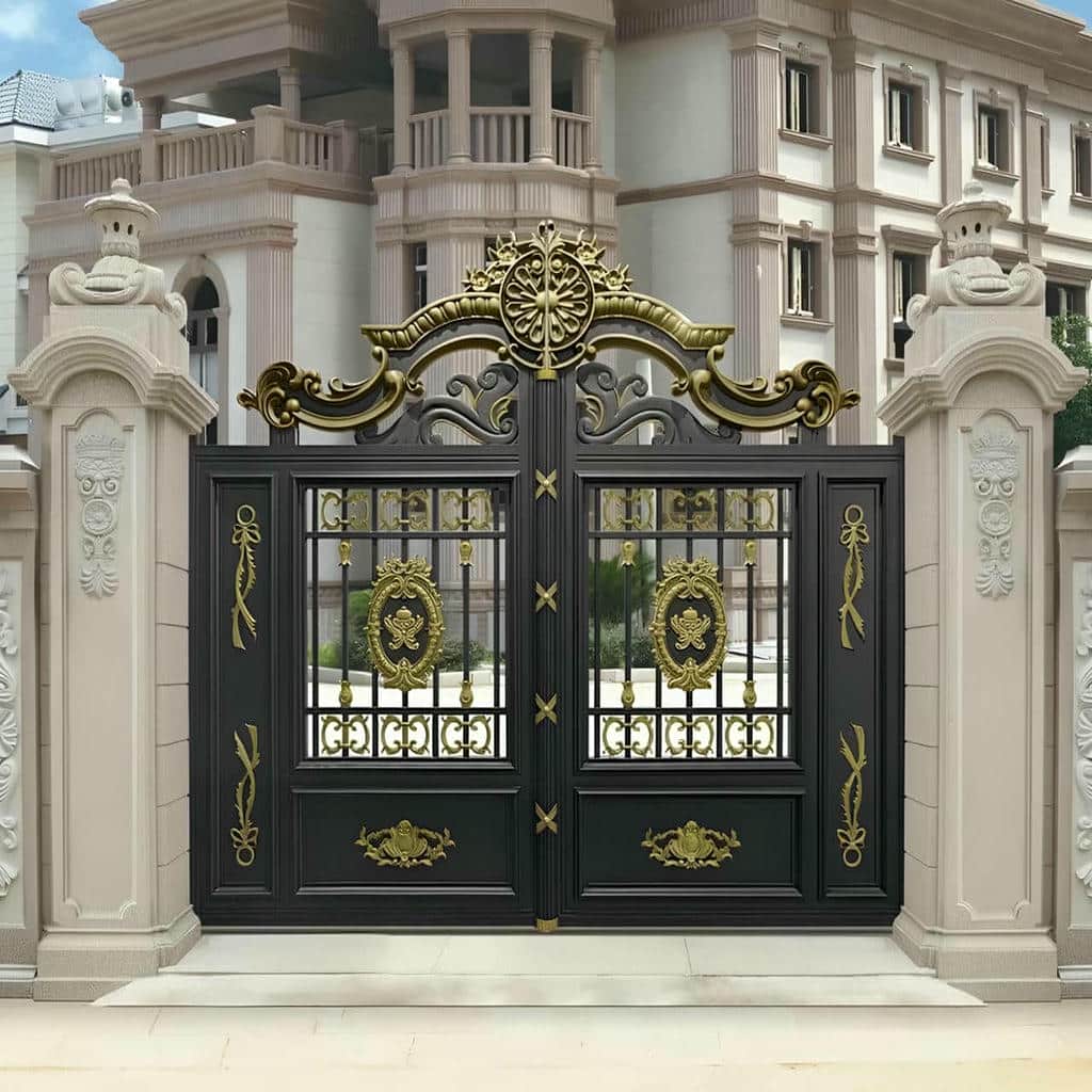 خرید درب فرفورژه ویلا لولای مقاوم در بندر شیوء