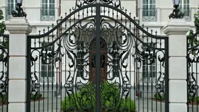 درب فرفورژه ویلا در بندر دیر