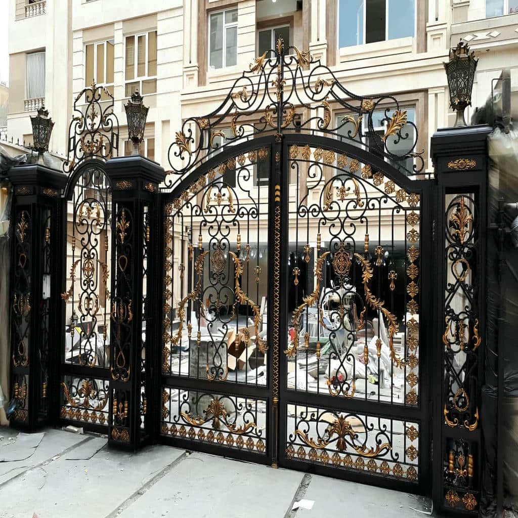 خرید درب فرفورژه ویلا سفارشی در استان خوزستان