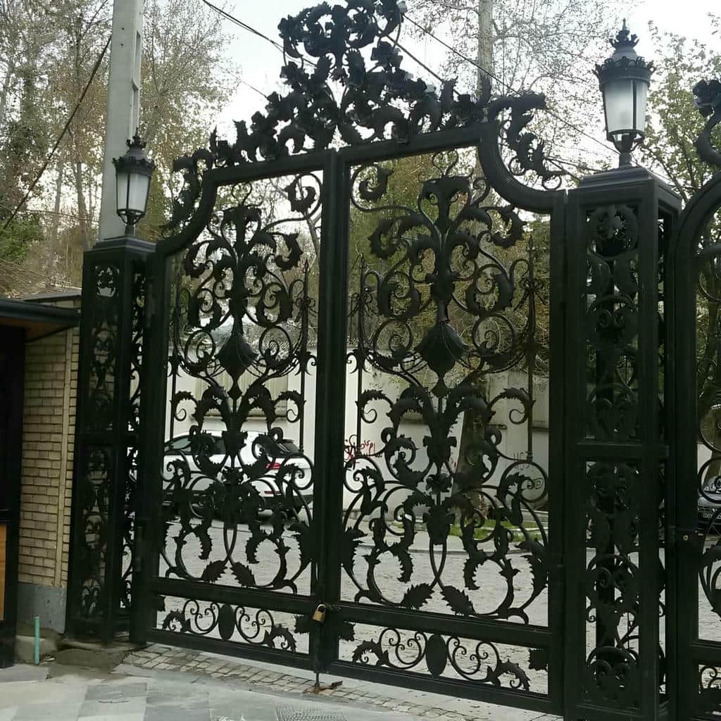 فروش درب فرفورژه ویلا پروفیل سنگین در بندر انزلی